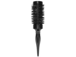 Pente Redondo De Cabelo Com Íons Negativos Antiestático Para Secagem E Modelagem Bangs Nylon 26cm Preto