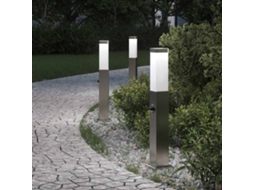 Vidaxl Luminárias De Balizamento Com Sensor, 3 Unidades, 50 Cm, Aço Inoxidável, Ip44