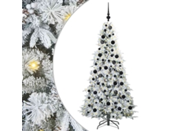 Conjunto 1 Decoração De Natal Vidaxl Branco Plástico (180 Cm)