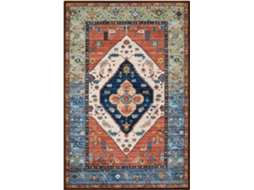Tapete Boho 2x3 Pés Oriental Lavável Tpr Cozinha Quarto