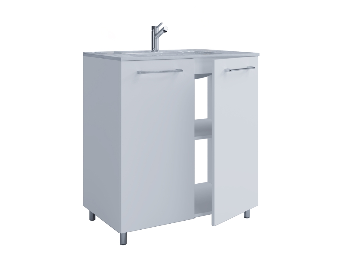 2 Pcs Lavatório Badinos Porta Vcm