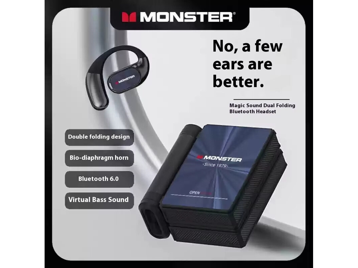 Fone de Ouvido Esportivo Monster Ac530 Tws Branco com Bluetooth V60 Drivers de 142 Mm Resistência À Água Ipx5 Design Ergonmico MDUG