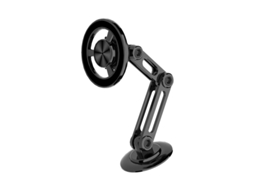 Suporte Magnético 360° Pro Para Carro,liga De Alumínio, Dobrável, Para Todas As Smartphones Preto
