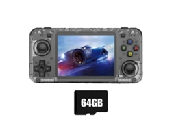 Compatível com o Console de Jogos Portátil Retrô R36h 64 Gb, Mais 20.000 Jogos, Linux e Tela 3,5 Polegadas. GOKOCO