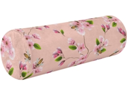 Almofada de Ioga Cilíndrica Decorativa Pequena Suporte Ergonômico Fácil Limpar Ideal para Viagens, Casa e