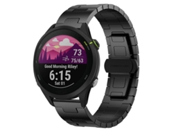 Bracelete Garmin Forerunner 255 Liga de Titânio Preto XIAOMOYU (22mm)