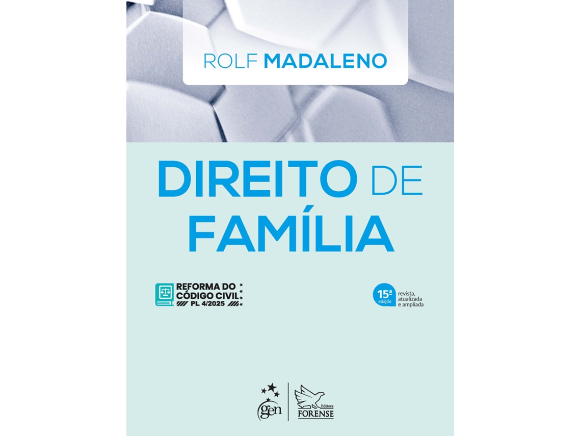 Livro Direito De Família - 15 Edição 2026 De Rolf Madaleno (português)