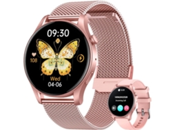 Smartwatch 1.43 Polegadas Amoled Touch Screen Bluetooth Call Com Frequência Cardíaca Pressão Arterial Monitor De Sono Mais De 100 Modos