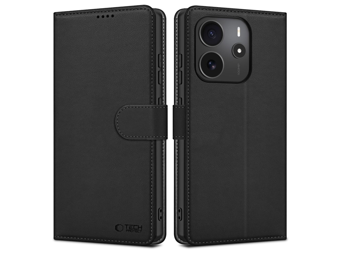 Carteira TECH PROTECT Para Xiaomi Redmi Note 14 4g Lte Capa De Couro