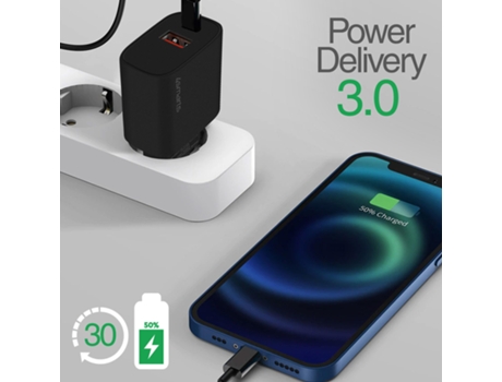 Carregador Principal 4Smarts com Compatibilidade Universal Da Serie 4Sma Preto