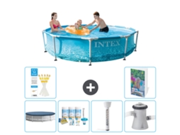 Intex Piscina Com Estrutura Redonda - 305x76 Cm - 7-peças S52