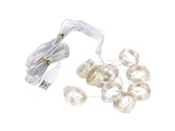Laxiscreed Iluminação Led Usb Com Mangueira De Luz Para Eventos, Aquecimento Branco, 3x3 Metros