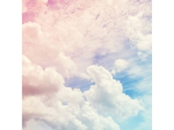 Cabeceira de Cama OEDIM Céu de Nuvens (Multicolor - 200x60cm - Pegasus)