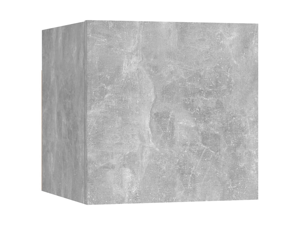 Bedside Cabinet, Bedside Cabinets Vidaxl Cinzeto Madeira Processada (n/a)