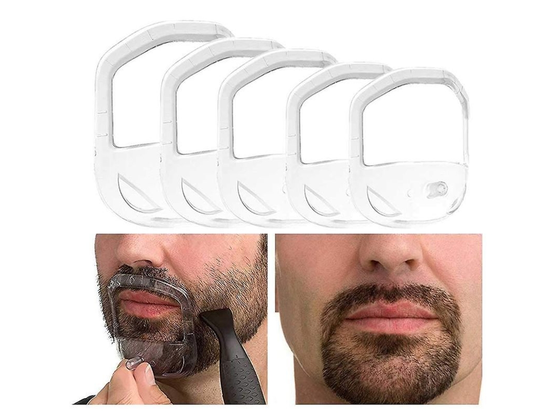 2026 ferramenta de Barba e Bigode com 5 Modelos Diferentes para Estilo e Forma Profissional para Homens