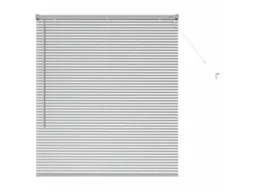 Conjunto 1 Persianas Venecianas Vidaxl Prateado Alumínio (130 X 115 Cm)