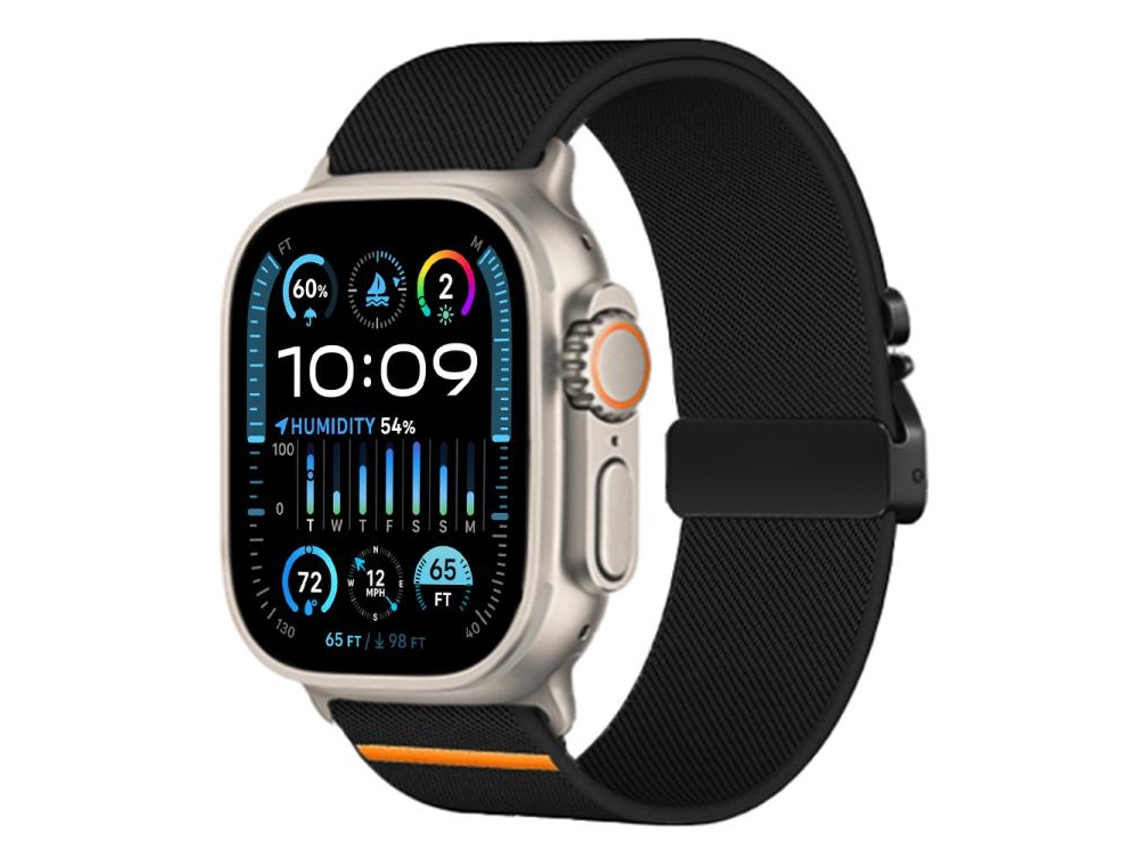 Bracelete Apple Watch Nylon Elástico com Fecho Paraquedas XIAOMOYU
