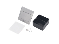 Tomada de chão tripla embutida americana padrão (com duas portas USB, tipo pop-up)