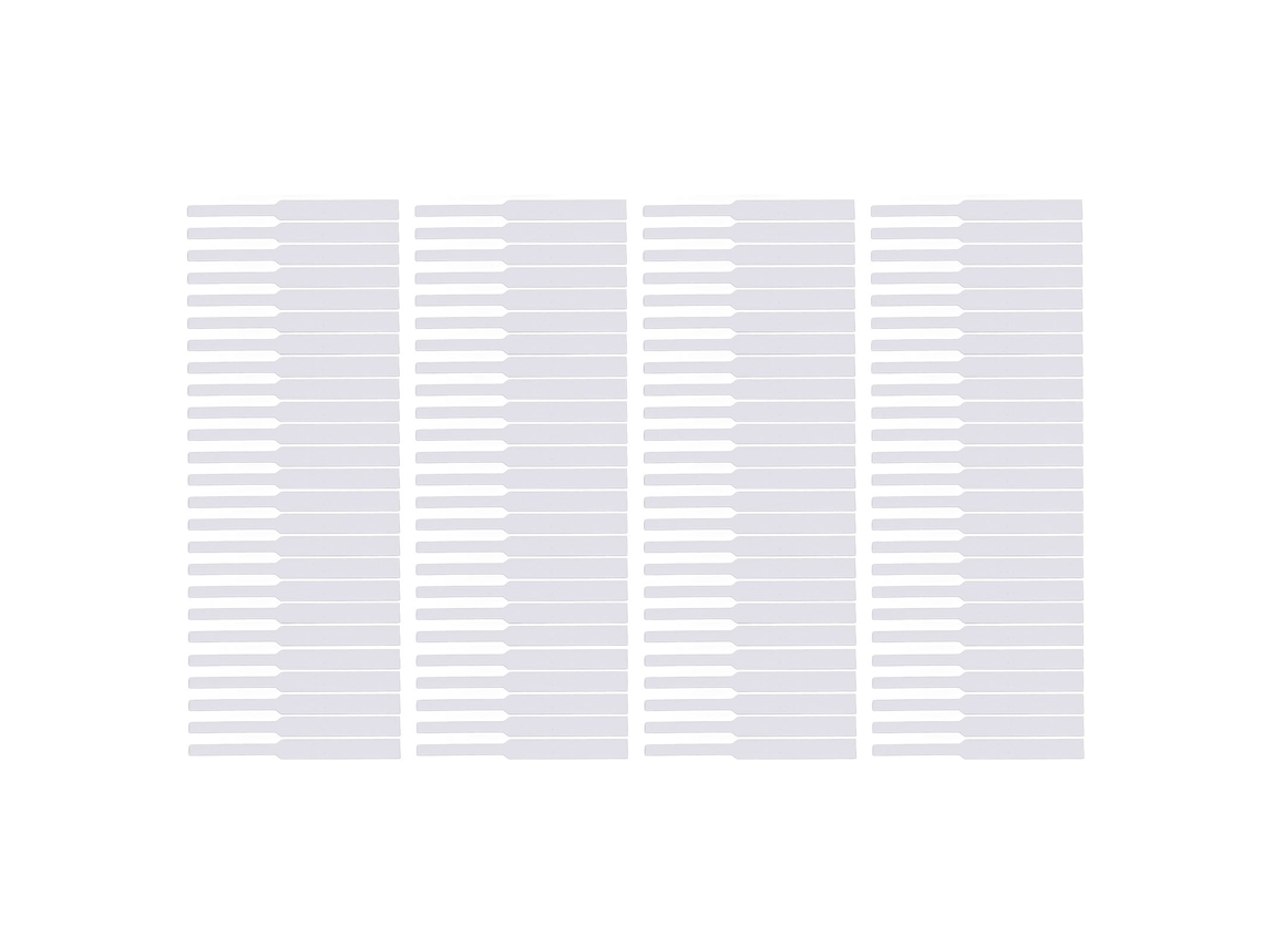 100 Peças De Tiras De Prova De Perfume Em Formato Compacto, Papel Para Testar Óleos Essenciais E Fragrâncias