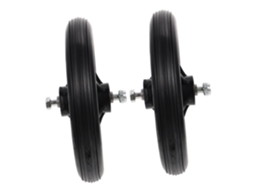 Conjunto De 2 Rodas De Reposição Para Acessórios De Conjunto Giratório Multiuso