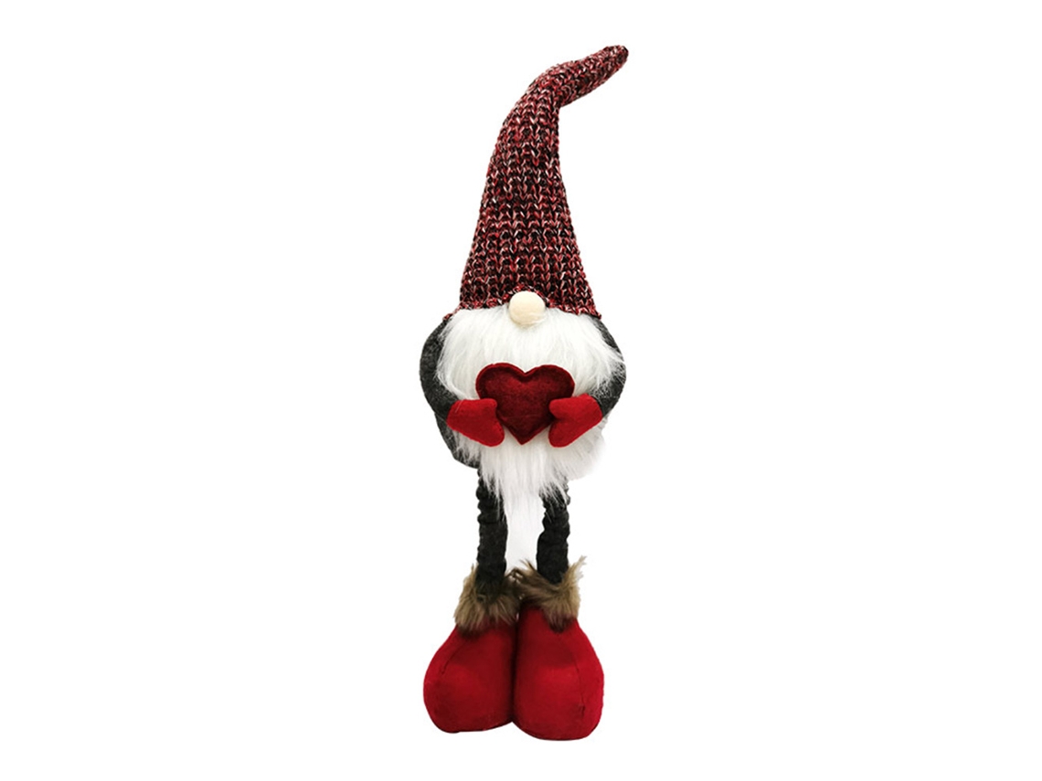 Boneca De Pé Telescópica De Tricô Laxiscreed Para Decoração Natalícia Elegante E Divertida
