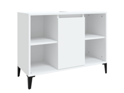 Sink Cabinet, Sink Cabinets Vidaxl Branco Madeira Processada (n/a)