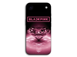 Capa Para Iphone 17 Air Preto Rosa Diamante
