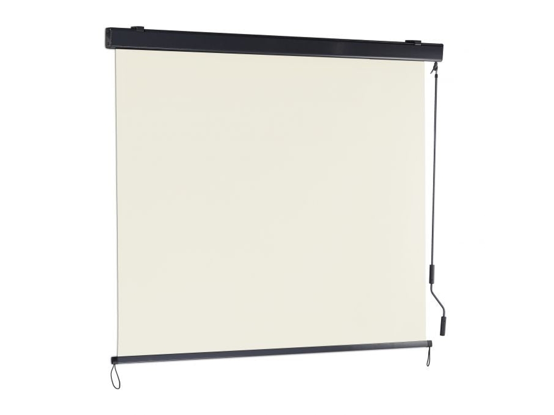 Toldo Vertical Bege Com Manivela
