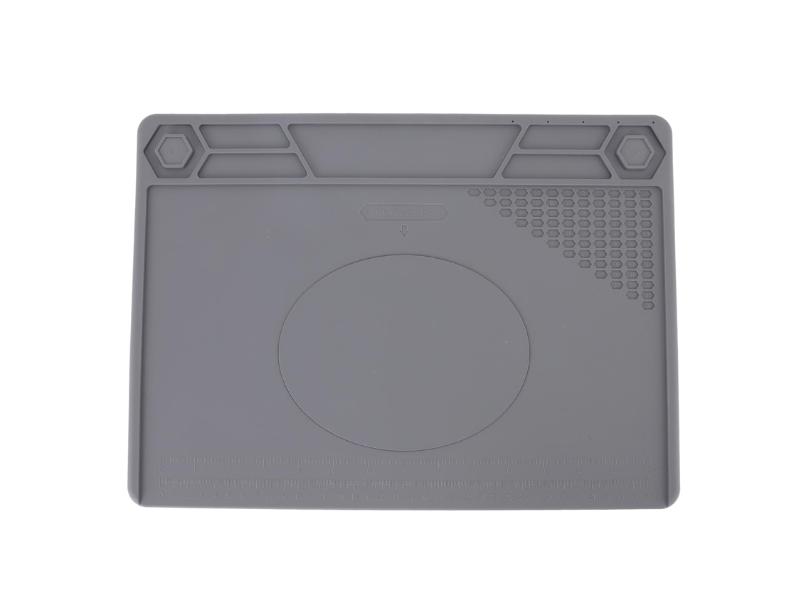 Laxiscreed Tapete De Reparação Em Silicone Isolante Com Escala Para Manutenção De Componentes Electrónicos