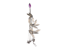 Rig de Pesca com 12 Laminas e Iscas Artificiais Rosa
