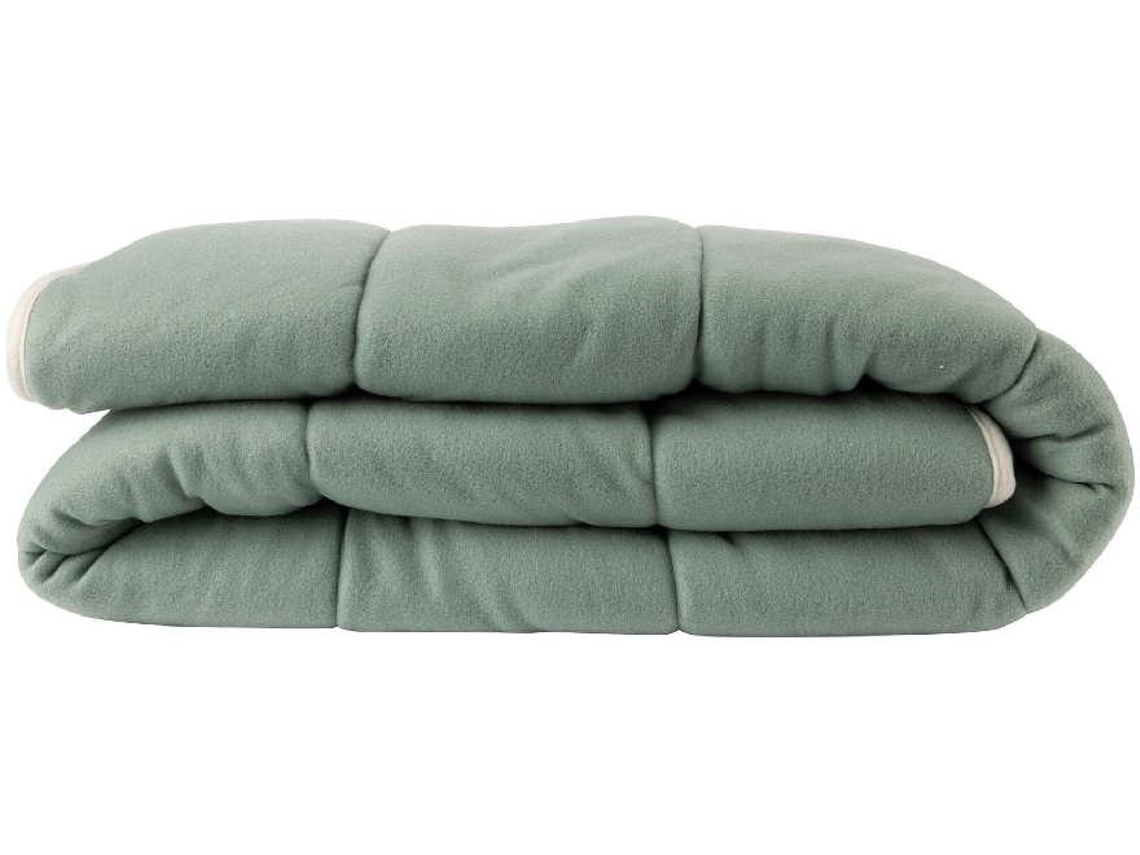 Edredão Polar 240x220cm Liso Verde KASA 1 un