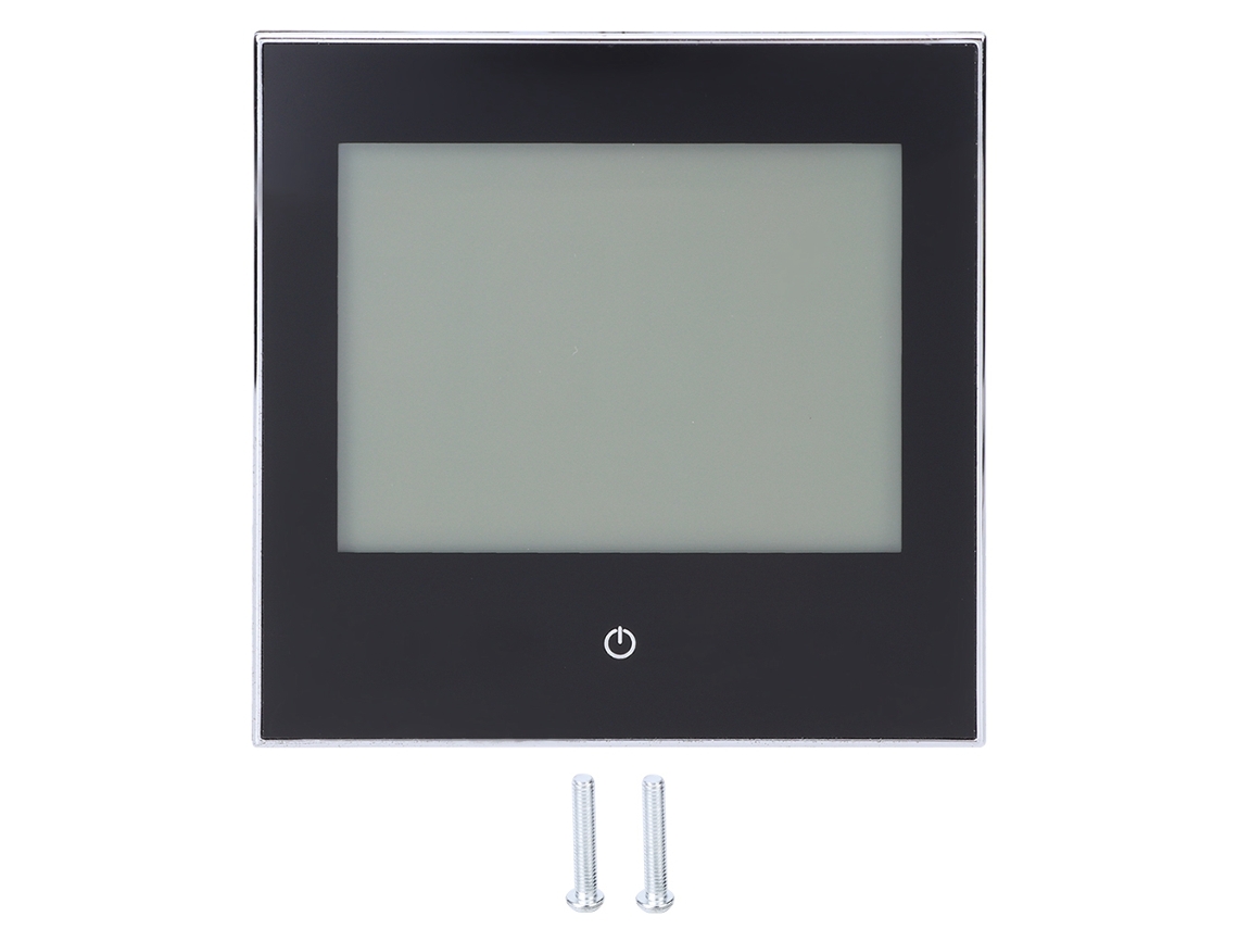 Termostato Inteligente De Ambiente Com Controle De Temperatura Programável Semanal Lcd Touch Screen 3a Ac110-230v Preto