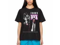 Rockinstone John Wick Triple Wick Black Adult T-shirt Size:xl