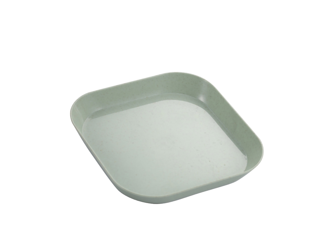 Prato de Jantar Quadrado Ciano LAXISCREED