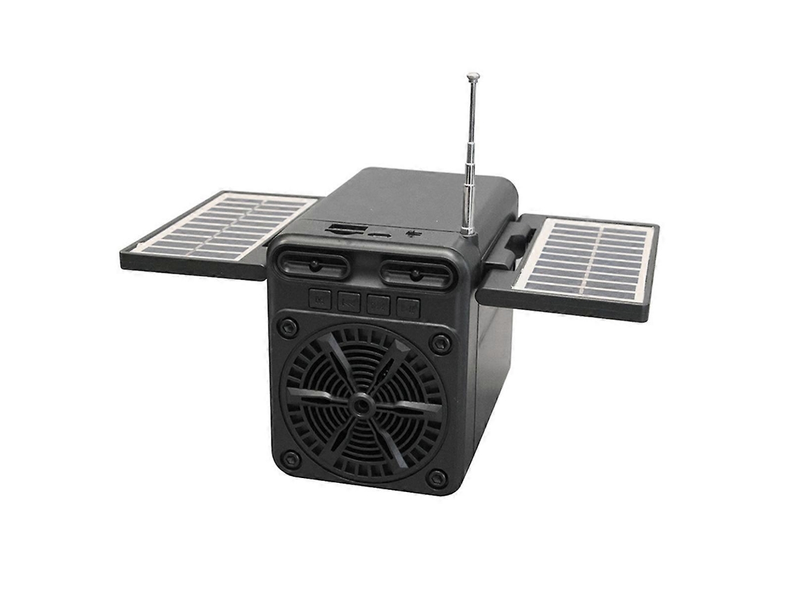 Rádio FM com Carregamento de Emergência Solar, Bluetooth, Cartão TF, Pen Drive AQUAFORGE