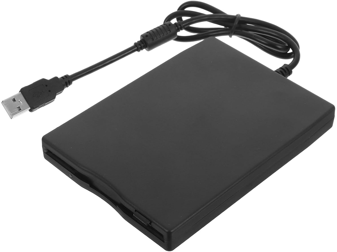 Unidade De Disquete Usb Portátil De 3,5 Polegadas Na Cor Preta, Conecta-se A Pcs E Computadores Desktop Para