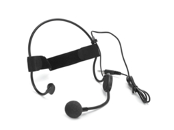 Microfone Headset Fio Mini 3.5mm Plug Ear Hook Condensador Para Ensino E Performance