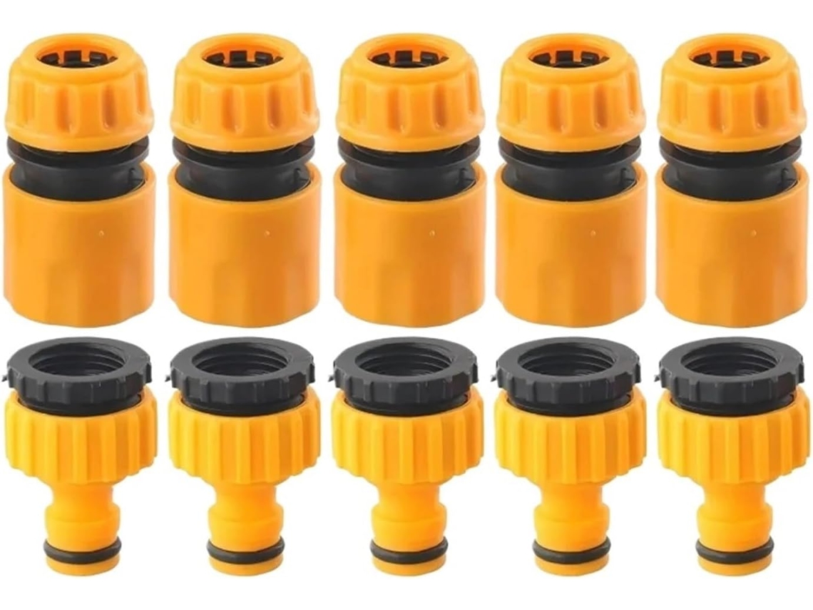 Conector De Mangueira Engate Rápido, Adaptador Com Rosca 3/4 E 1/2
