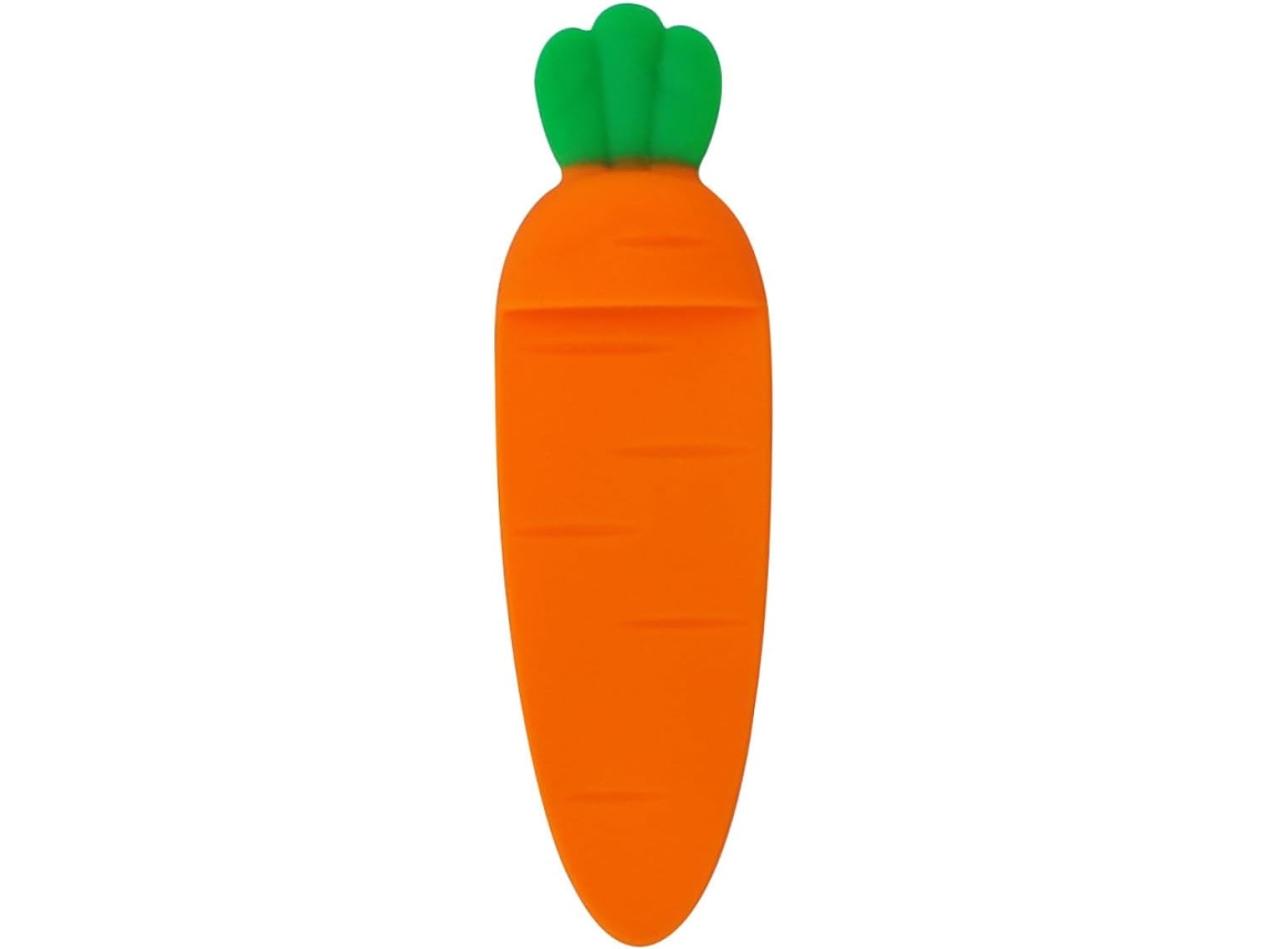Marcador De Silicone Criativo Em Formato De Cenoura, Ideal Para Estudantes, Presente Escolar, Prático, Leve E Gokoco