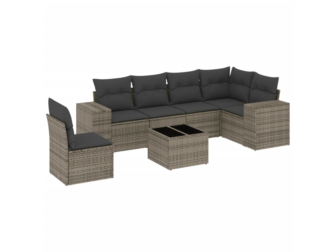 Garden Sofa Set, Garden Sofa Sets Vidaxl Cinzeto Rattan / Vime (n/a)