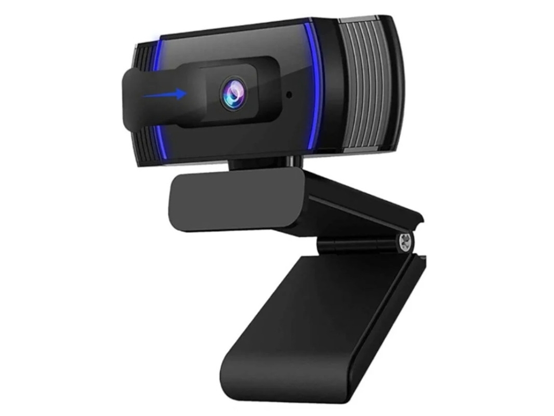 Webcam Com Microfone, Foco Automático, Webcam Para Laptop, Webcam Usb Hd 1080p, Compatível Com Zoom, Skype, Teams E Webex.