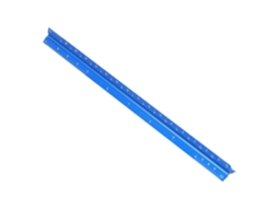 Régua de escala arquitetônica, medidas imperiais, régua triangular de 30,5 cm e 12 pollegadas, em alumínio com gravação League.
