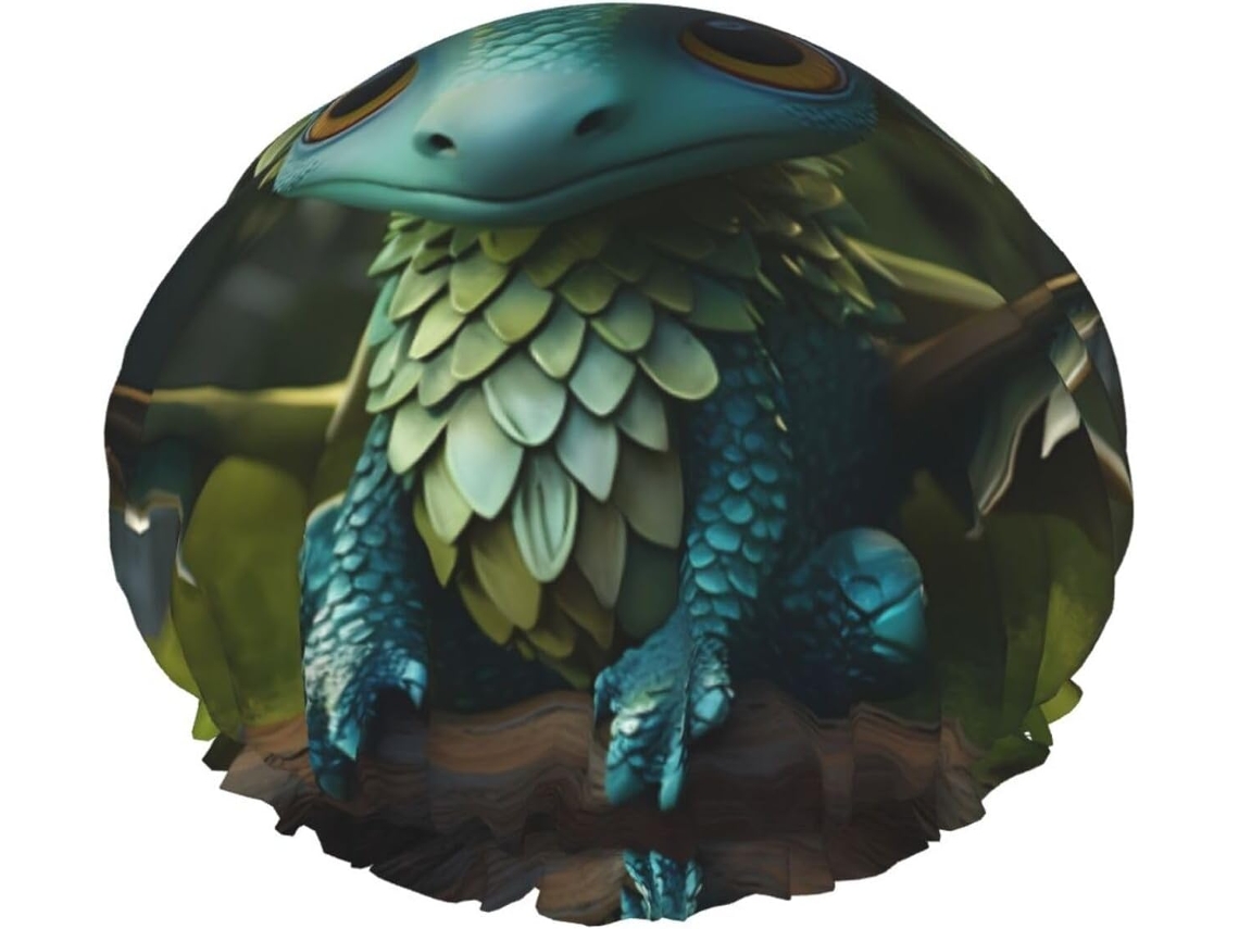 Touca De Banho Feminina Magical Little Menglong, Impermeável, Reutilizável, Com Cordão Elástico Lavável, Adequada Para