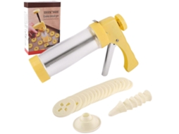 Kit Pistola De Pressão Para Biscoitos, Ideal Para Assar E Decorar, Na Cor Amarela Nostalgia88 (2025)