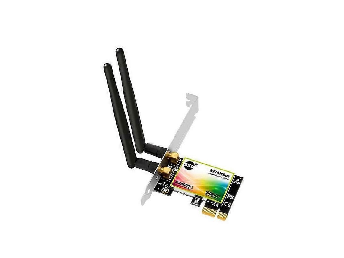 Lurelia Adaptador Ssd M.2 Nvme Sata Ax3000 Wi-fi 6 3000 Mbps Dual Band 2,4/5 Ghz Pcie Antena
