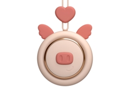 Ventilador De Pescoço Laxiscreed, Compacto E Sem Lâmina, Com Carregamento Usb E Desenho Animado Simpático