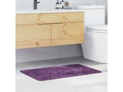 Vidaxl Tapete De Banho Antiderrapante Roxo 60 X 90 Cm Pp