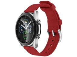 Pulseira De Relógio Em Lona Trançada Com Fivela Prateada