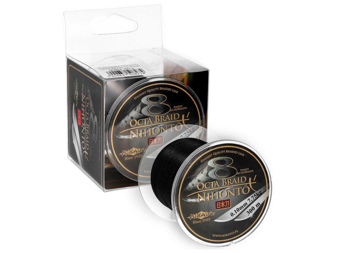 Linha Trançada Nihonto Octa 300 M Preto 0.300 Mmmikado