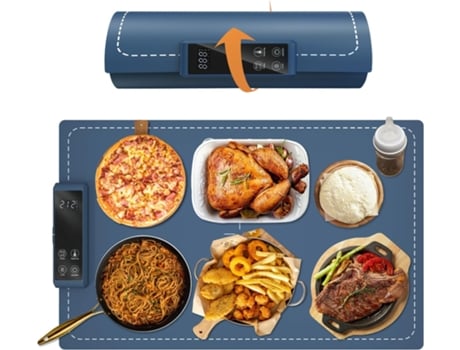 Tapete Aquecedor Elétrico Eifson Para Alimentos, Temperatura Ajustável E Temporizador (azul)